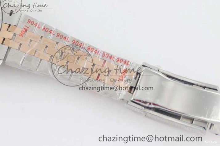 MiroTime 1229 Affordable Datejust 41 SS RG Full Diamonds TWF 1:1 Best Edition Arabic Markers Dial on Jubilee Bracelet A 2385